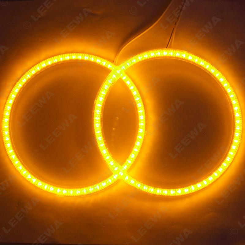 Compatible BMW E36/E38/E39/E46 (99-04) with Lens SMD Cover Angel Eye Halo