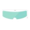 1 Pc Universal Motorcycle Helmets Len Anti-fog Rainproof Film Helmet Lens Protective Film (Not Including Helmet)