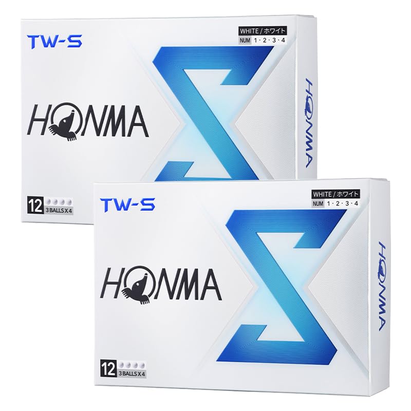 

Дюжина мячей для гольфа Honma HONMA 2024 года, модель BT2403, белые, 2 дюжины [2 комплекта] TW-S (24 шт.) белый