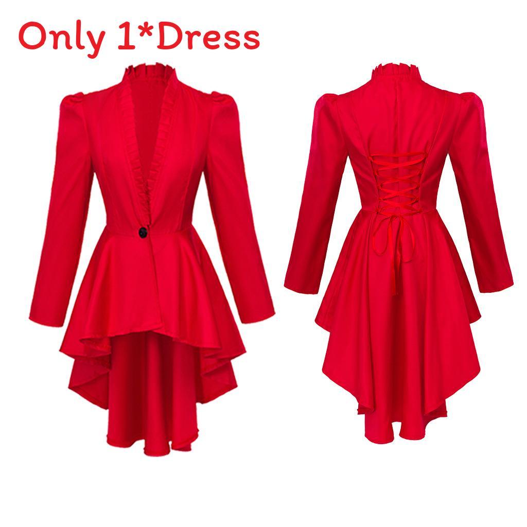 Lady Rinascimentale Steampunk Vittoriano Giacca Lunga Costume Gotico Per Artisti