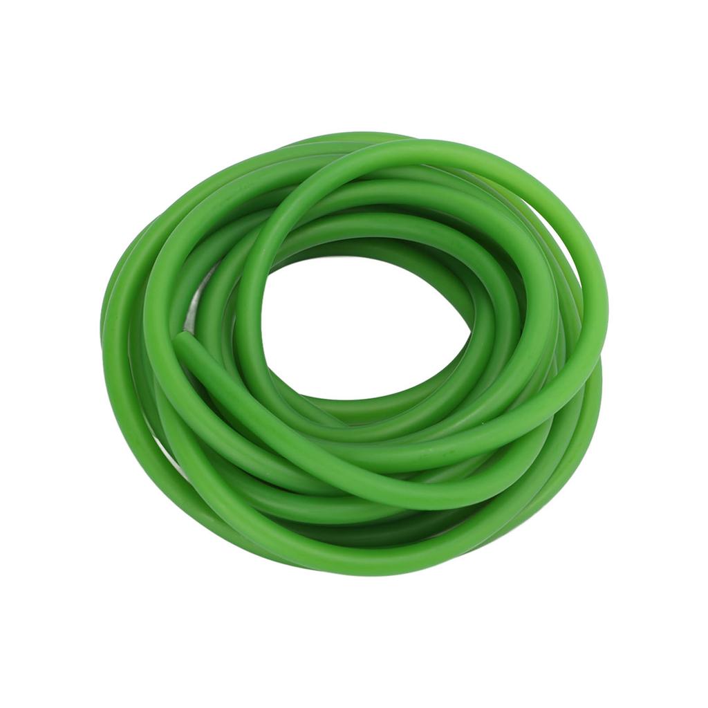 Q4070 5M Naturkautschukschlauch Stretch Elastischer Schlauch Outdoor Jagd Ersatzband Fluoreszierend Grün