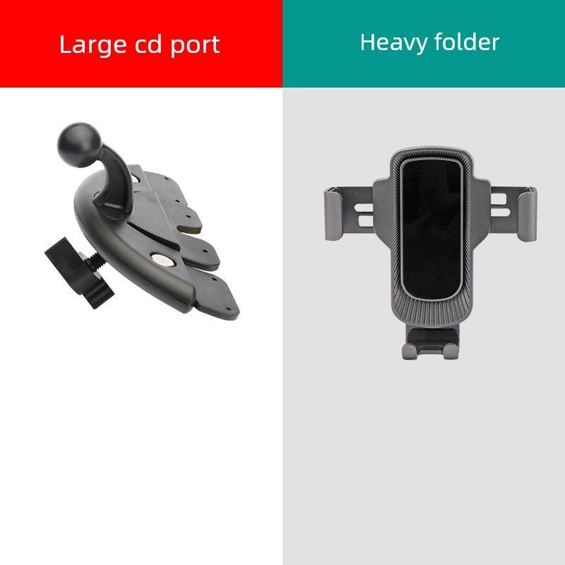 Car-Mounted Bracket with Gravity Support, Fixed Navigation Stand, Adhesive Air Vent Clip, Front Windshield Mount, Optional Multifunctional