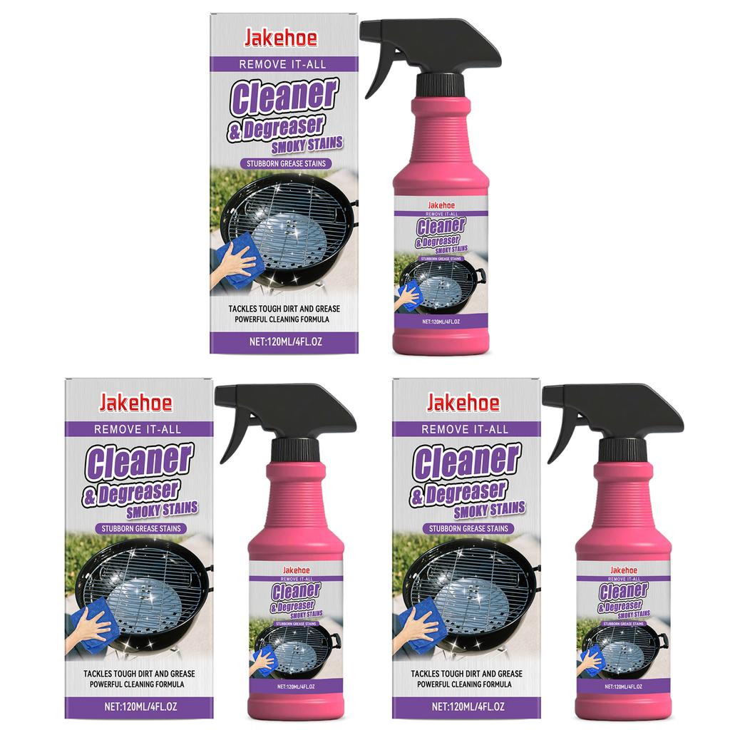 120ml Barbecue Rack Cleaner Powerful Cleaning Stubborn Grease Removes Carbon Deposits Safe Formula No Damage for Grill