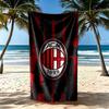 Ac Milan Strandtuch Schnelltrocknend Weiche Mikrofaser Bequem Leicht Geeignet Für Schwimmen Fitnessstudio Camping Yoga Urlaub