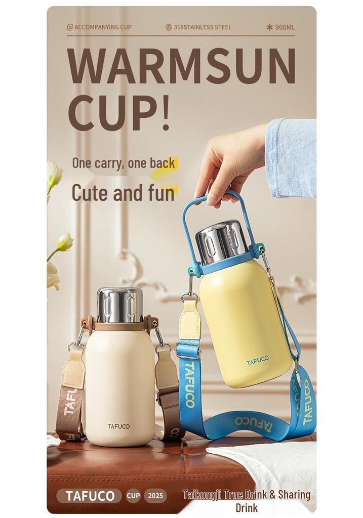 Taifukao Japan 316 Stainless Steel Large Capacity Outdoor Thermos T0617