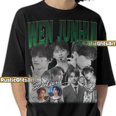 WEN JUNHUI SEVENTEEN K-Pop Shirt, Wen Junhui 17 Kpop Concert T-Shirt, Wen Junhui Seventeen Tour Merch, Carat Custom Tribute Fans Gift