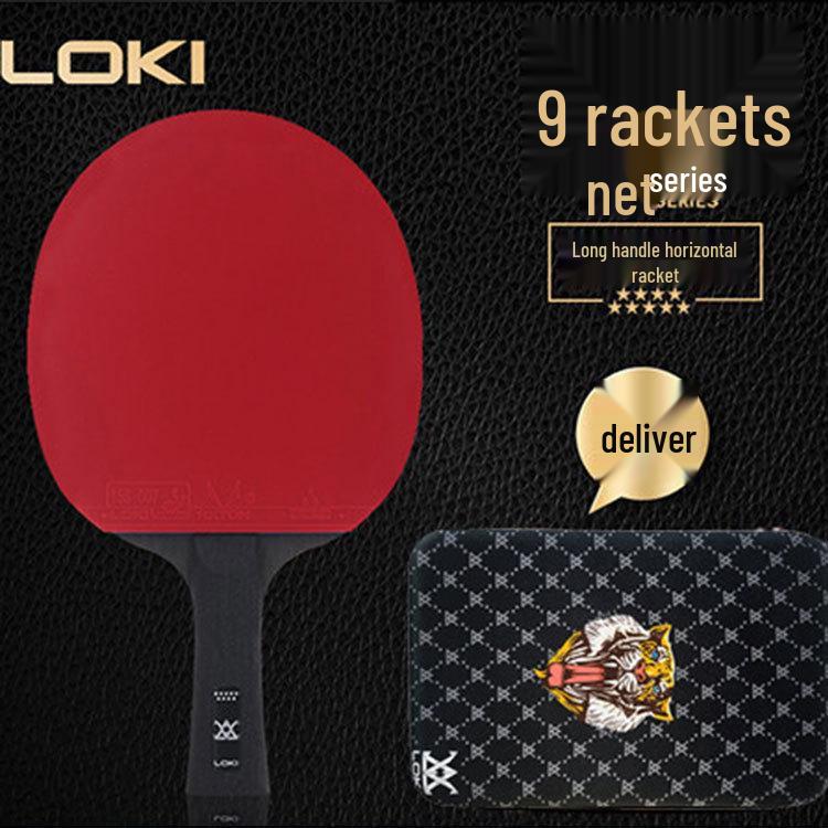 LOKI Paletă Tenis de Masă Thor Seria E6 - Antrenament Joc în Buclă & Atac Rapid, Început Ușor (7, 8, 9 Stele)