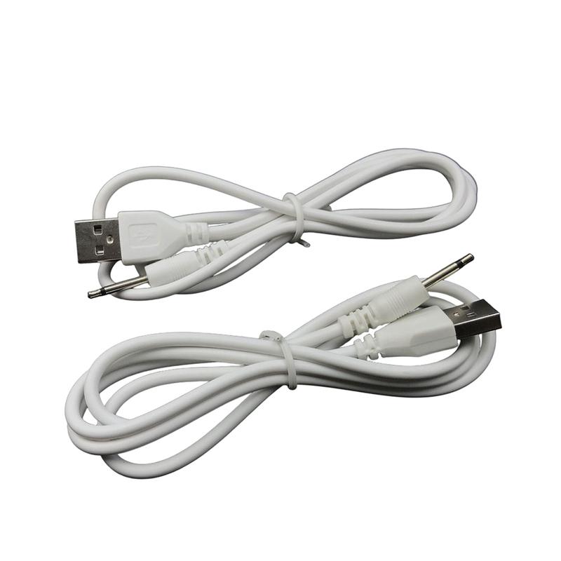 USB To DC 2.5mm Charging Cable USB To 2.5 AUX Mono Line Single Audio Channel Cord Extend Power Supply Wire 14mm 15mm 16mm 17.4mm