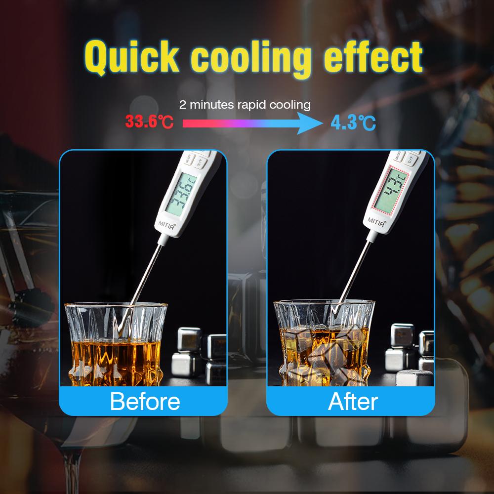 4-teiliges Set aus Edelstahl-Eiswürfeln, wiederverwendbare Kühlsteine für Whisky, Wein, Weinkühlungswürfel, Chilling Rock, Party-Bar-Tool