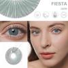 FreshGo Fiesta Colored Contact Lenses Eyes Cosmetics Blue Lens 1 Pair Yearly Soft Color Lenses Beauty Pupils