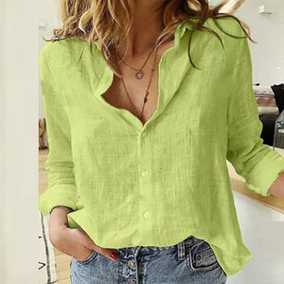 Kadın Gömlek Bahar Sonbahar Uzun Kollu Yaka Düğmesi Büyük Boy Gömlek Bayanlar Rahat Artı Boyutu Bluz Üst Beyaz Siyah