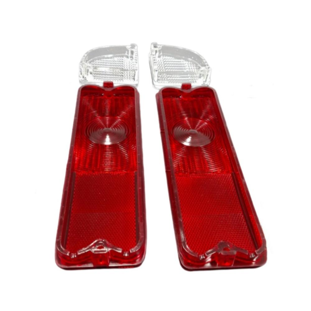 Tail Light & Reverse Light Lens W/ Gaskets For Chevy Pickup Truck 1967-1972