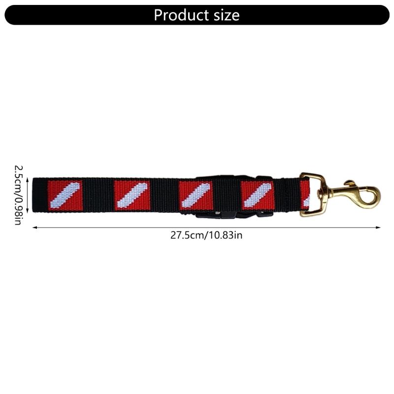 Diving Flags Webbing Flippers Profession Diving Gear Holder Strap Diving Flags Strap Diving Webbing Strap Diving Clip