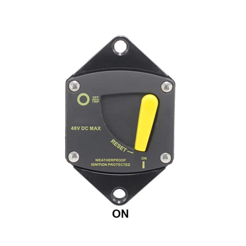 

12В-48В постоянного тока Морской автоматический выключатель Водонепроницаемый выключатель автоматического выключателя Морская среда 100A чёрный