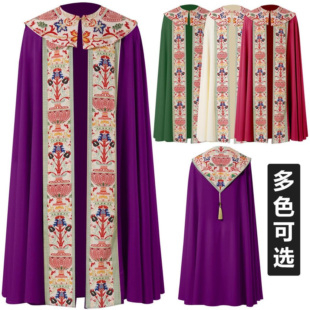 European And American Capes Medieval Court Capes Capes Stage Performance Costumes Halloween European And American Party Capes