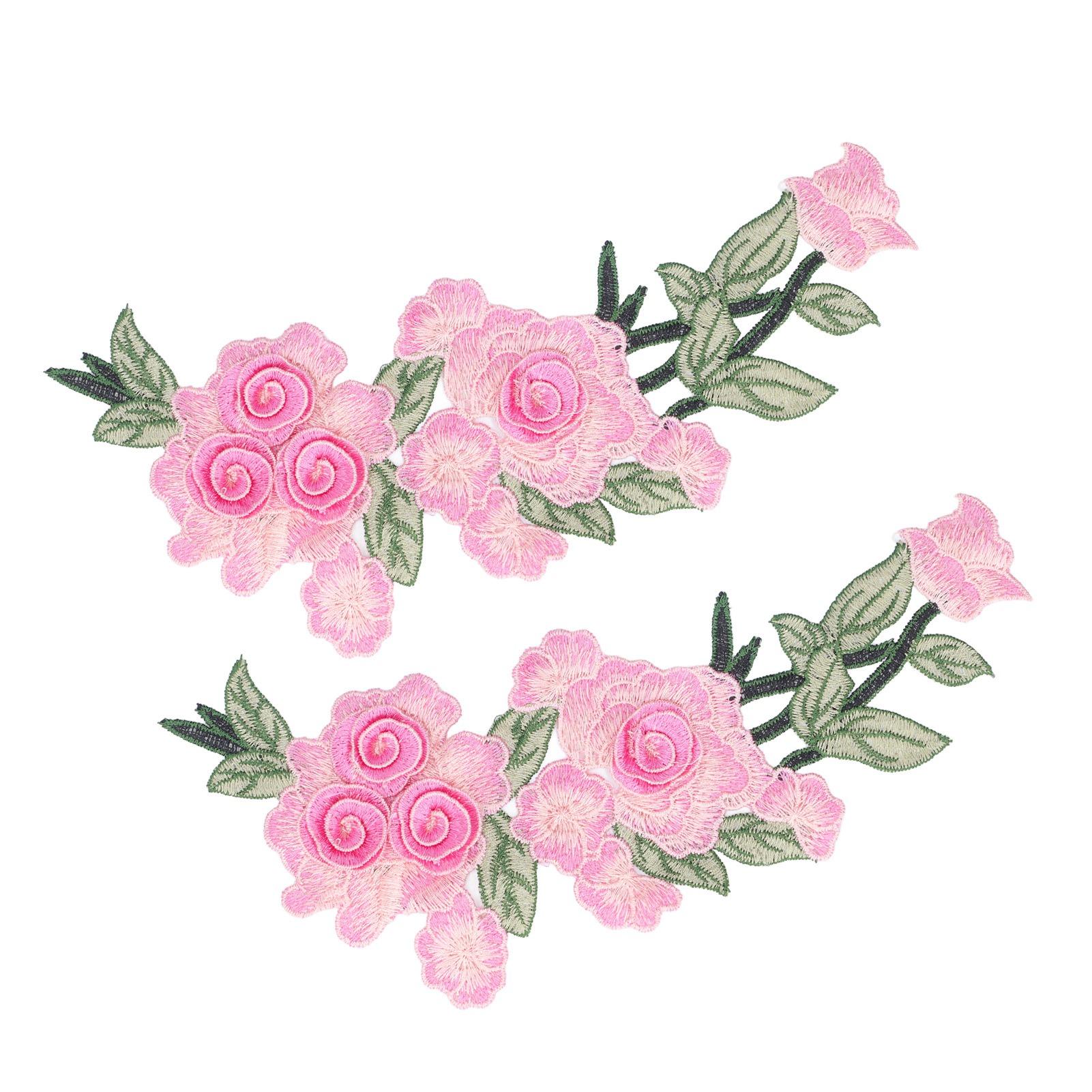 

Вышитая нашивка Цветок Хлопок Защита окружающей среды Уникальные DIY Аксессуары для одежды для жилетов