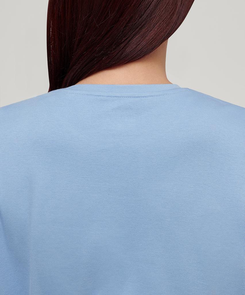 MUSINSA STANDARD WOMAN Women'S Basic Crew Neck T-Shirt [Sky Blue]
