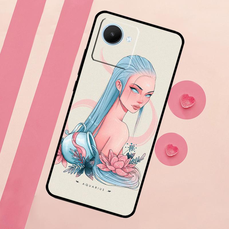 Horoscope Girl Scorpio Taurus Virgo For Realme 15 Pro 10 11 12 13 14 Pro Plus GT7 C67 C65 C63 C61 C55 C53 C51 C35 C71 C75 Case