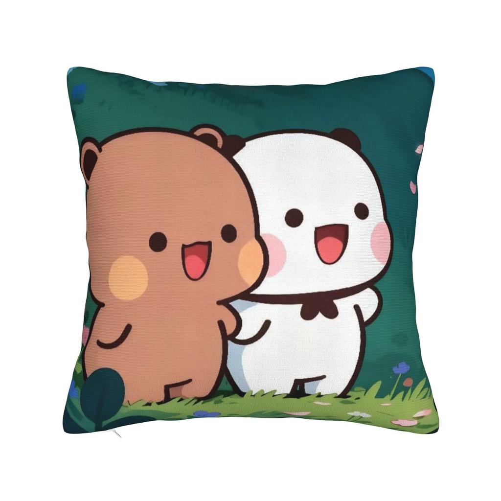 Pillow Cover 3D Print Kawaii Bubu & Dudu Retro Trendy Pillow Case For Living Room Chair Pillowcases