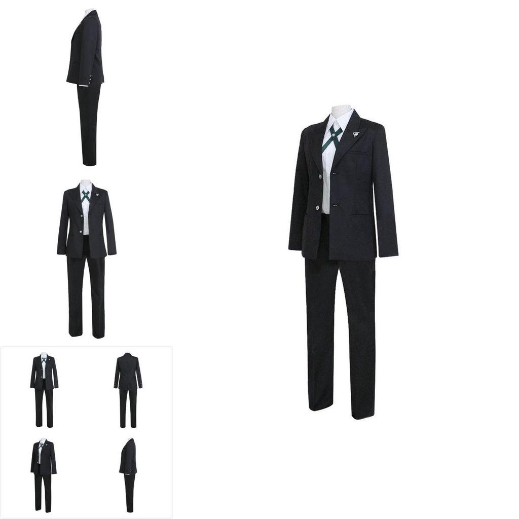 Danganronpa Byakuya Togami Cosplay Costume High Quality Black Jacket Pants Shirt