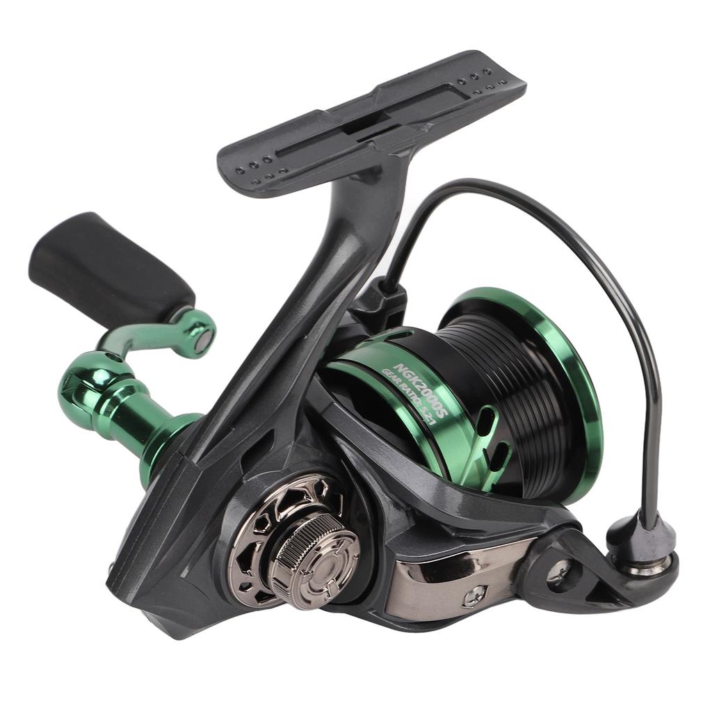 5.2:1 Spinning Fishing Reel with Stainless Steel Bearing CNC Rocker Arm Metal Fishing Line WheelNGK2000S
