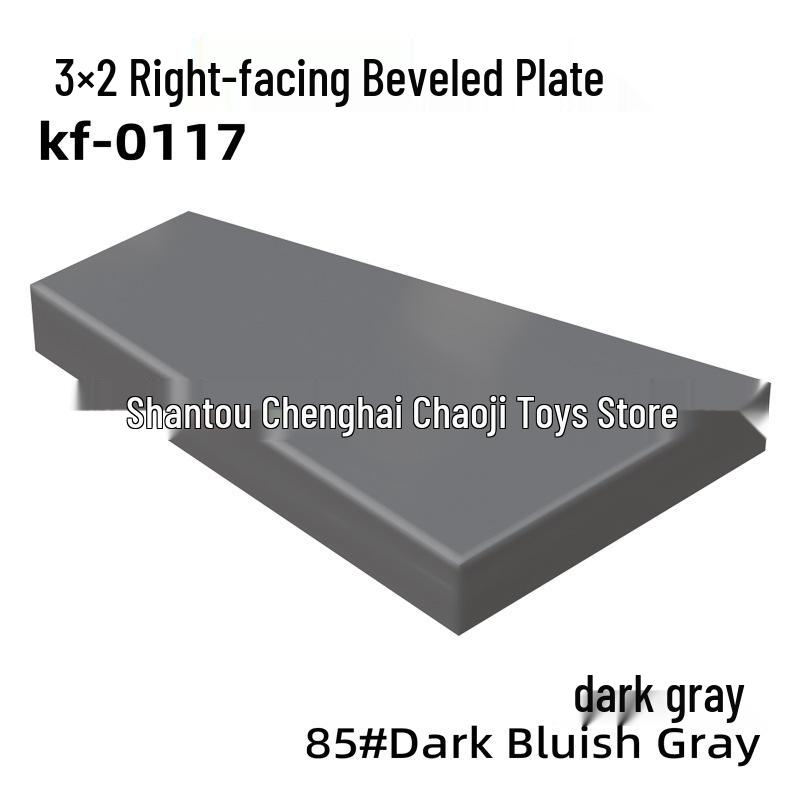3x2 Right Wedge Smooth Panel M540 - Building Blocks MOC Development Accessory