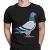 Pombo Pombinho Flor Pássaro Voar Animal Engraçado Legal Presente Camisetas Masculinas Tee Top #NED