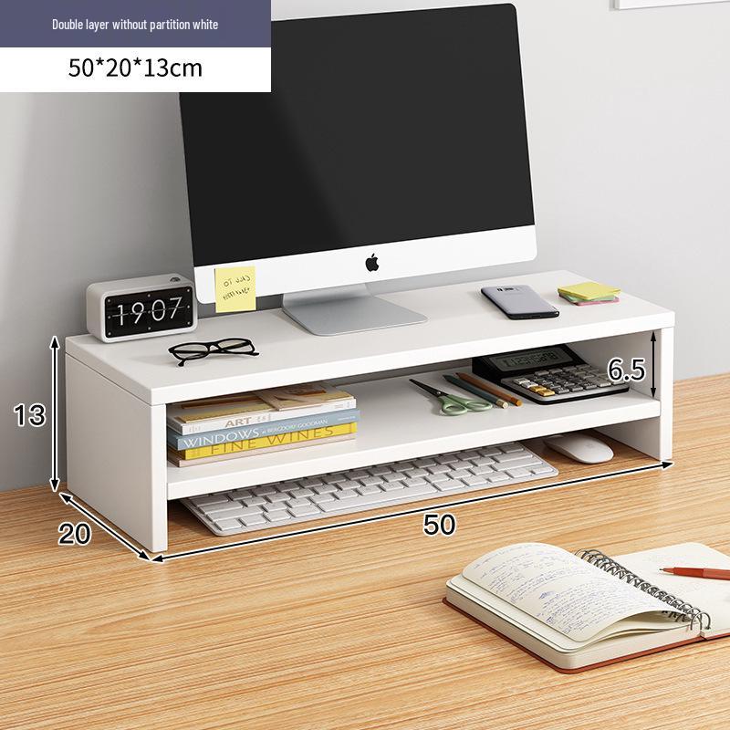 Masaüstü Bilgisayar Monitör Yükseltici Stand ve Ofis Depolama Rafı