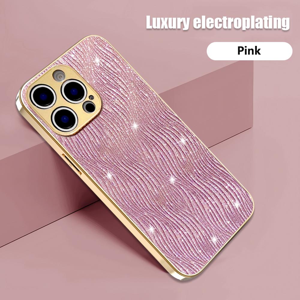 Galvanizovaný TPU kryt na telefon pro iPhone 16E 16 15 14 13 Pro Max 15Pro 16Pro Max 16 Plus Kryt Fotoaparát Nárazuvzdorné Ochranné Pouzdra