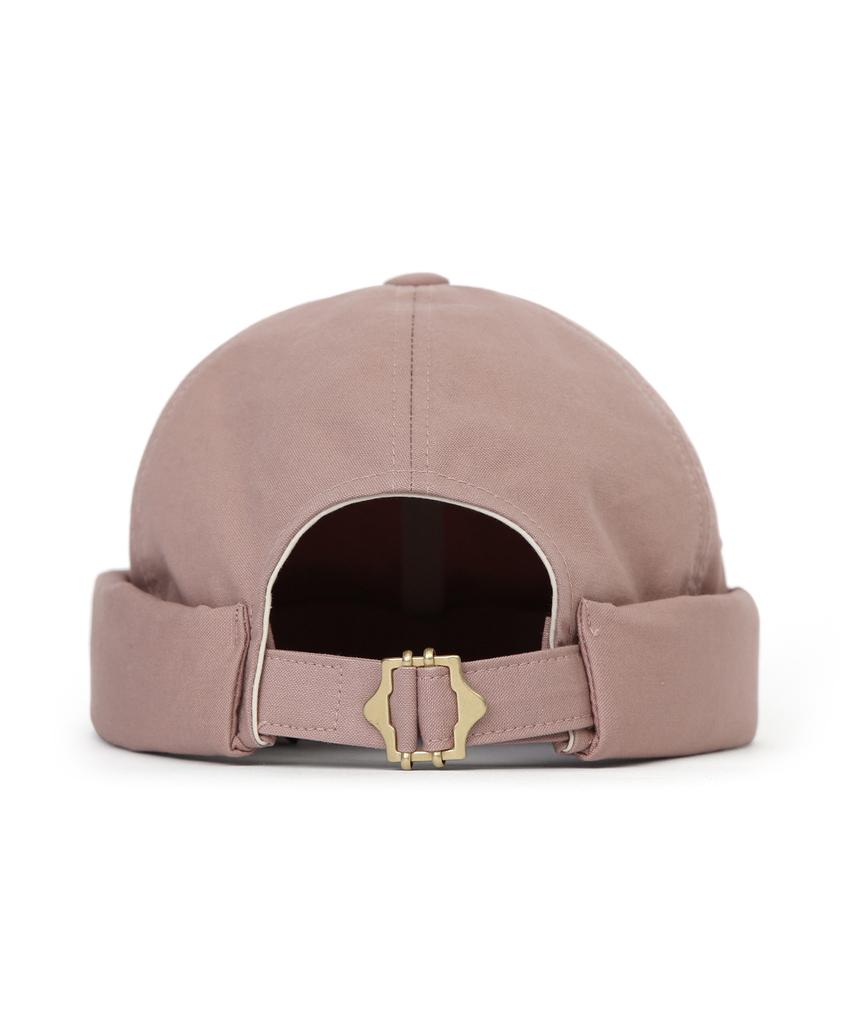 Eondeokeonteulolseutyudio Cotton Brimless Cap Half Moon / Seed Bio / Pink