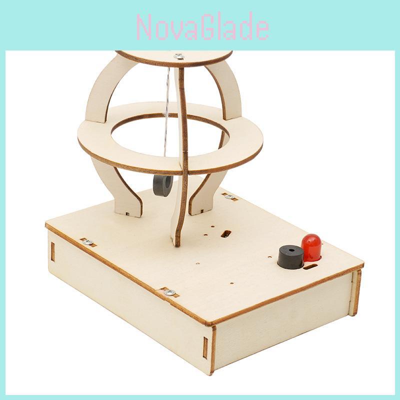 Modèle d'alarme sismique DIY en bois Jouet éducatif STEM Maker pour enfants