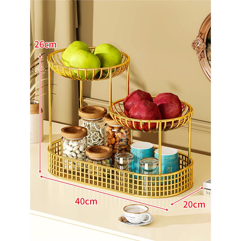 

Многоярусный органайзер для закусок и стаканов для обеденного стола и гостиной Standard