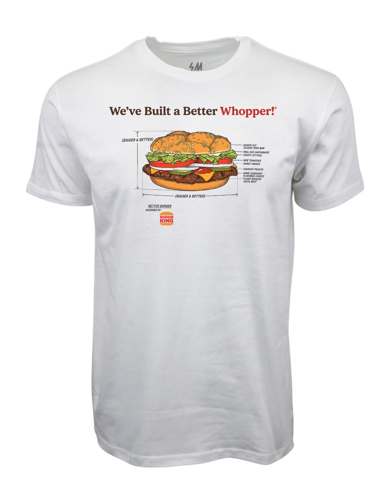Burger Better Whopper Burger Graphic T shirt XXL