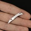 Mini Pocket Knife Stainless Steel Folding Knife Keychain Pendant Unboxing Cutter Hand Tool Gift for Men Women EDC Survival Tools