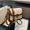 2026 new retro-feeling niche Mori underarm small square bag women's bag versatile winter shoulder messenger bag
