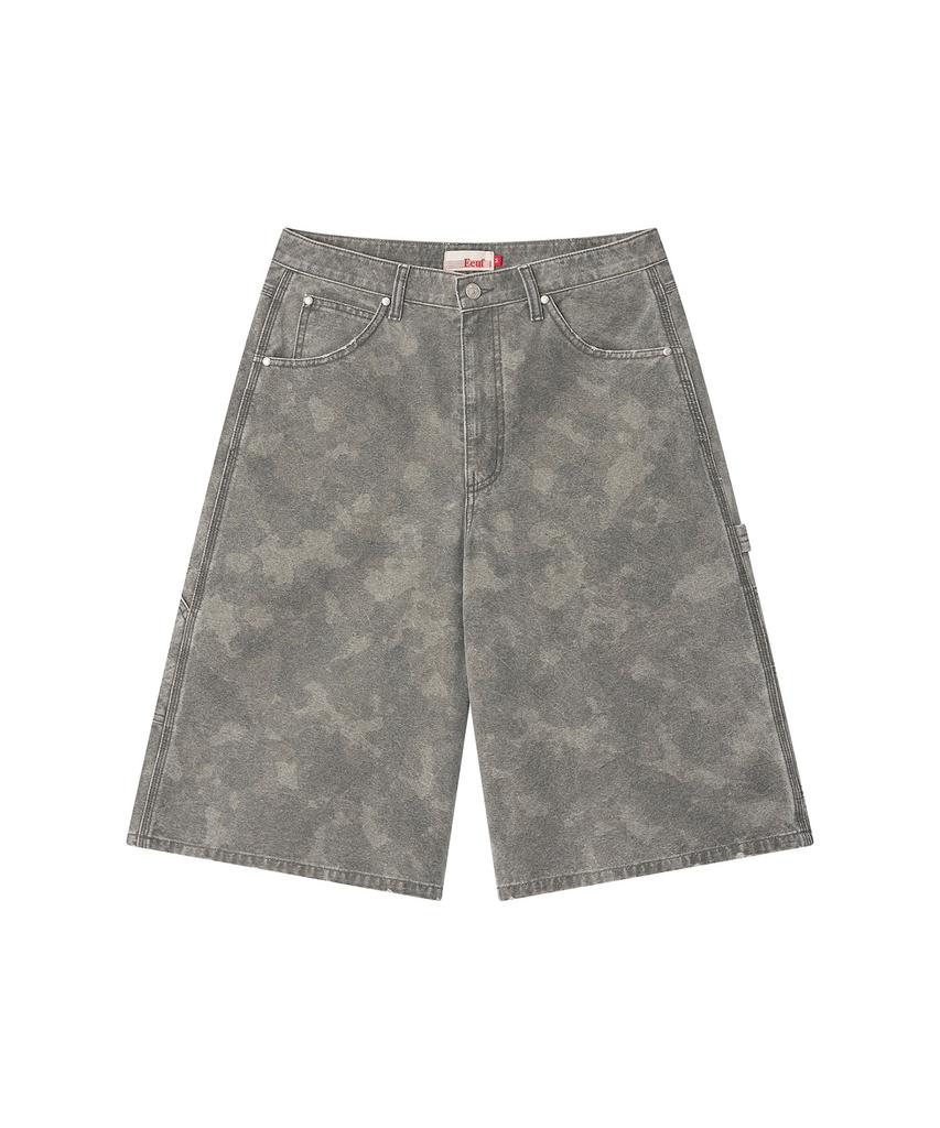 Iuteu Vintage Camo Burmuda Pants / Khaki