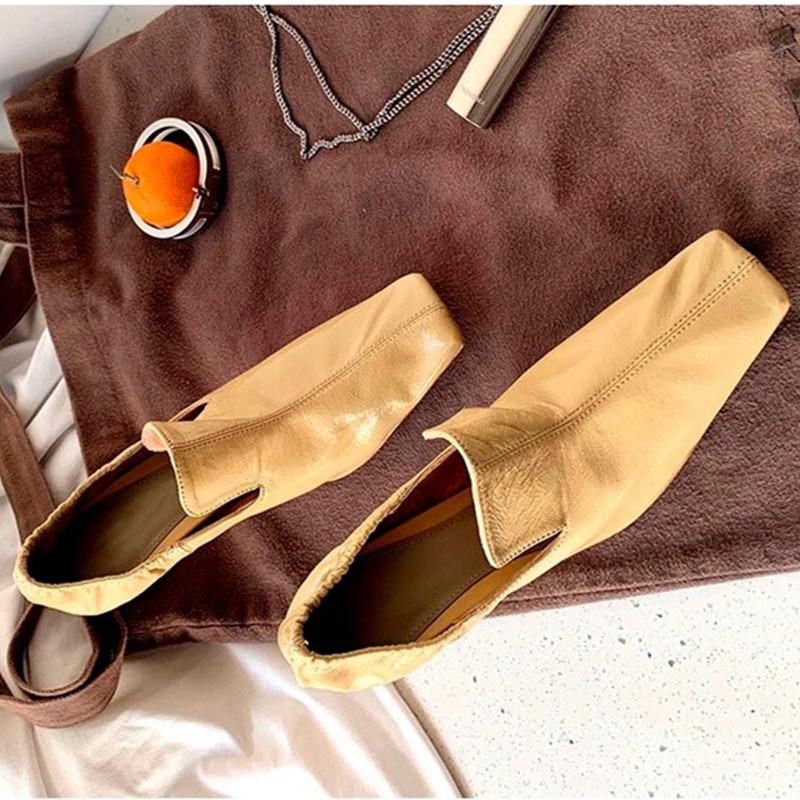 Fashion Wine Red French High Heels Women 2025 Spring and Autumn New Leather Cat with Square Head Single Shoes Women Casual Muller Shoes