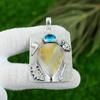 Gift For Women Pendant 925 Sterling Silver Natural Montana Agate Gemstone
