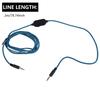 Detachable Gaming Headsets Cable for AW310H with Inline Mute and Volumes Control