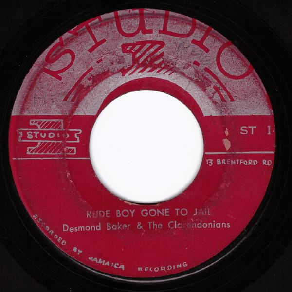 

Пластинка 7 дюймов DESMOND BAKER THE CLARENDONIANS Rude Boy Gone To Jail Dont Fool ST14 Studio One 1966 Ямайка Регги Ска Даб Б/у