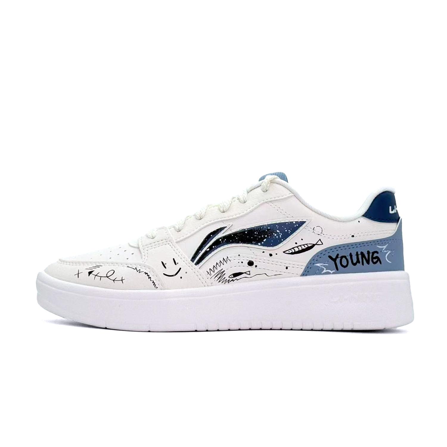 Li Ning Sycee Sky Meander Низкие Скейтбордические Кроссовки Мужские Новые AGCT339-4(Команда1293-) 39