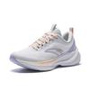 Anta Intercity Comfortable Outdoor Shock Absorbing Wear Resistant Low Top Casual Running Shoes Women Sneaker Gray White Purple 122445507-3