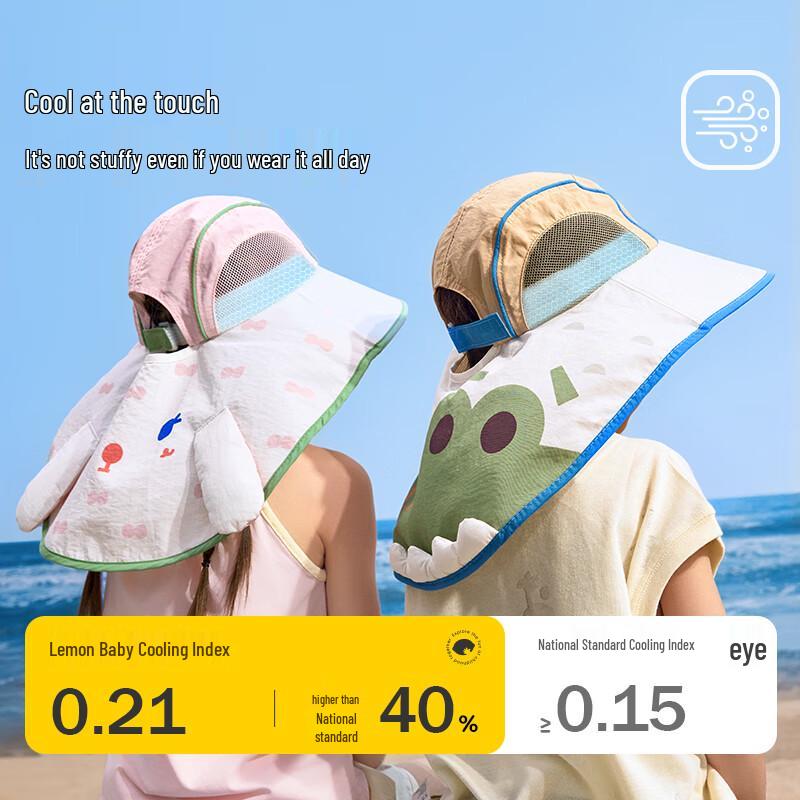 Kids UV Protection Wide-Brim Sun Hat