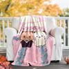 Bubu Dudu Theme Printed Blanket - Perfect for Couch, Bed, Travel & Outdoor Use | Machine Washable, Cozy & Durable.