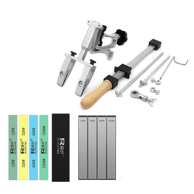 XK 2024 Fixed Knife Sharpener Kitchen Sharpening Stone Sharpeners Angle Professional Grinding System Diamond Whetstone Woodwork