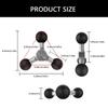 Triple 1inch Ball Joint Extension Adapters Mounting Arm Action Camera Mount Motorcycle Bike Accessories