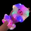 LED Leuchtender Dickdarm Haargummi Hüpfend Di Elektrisch Silbe Elastisch Blinkendes Haaraccessoire Glänzend Stütz-Stirnband