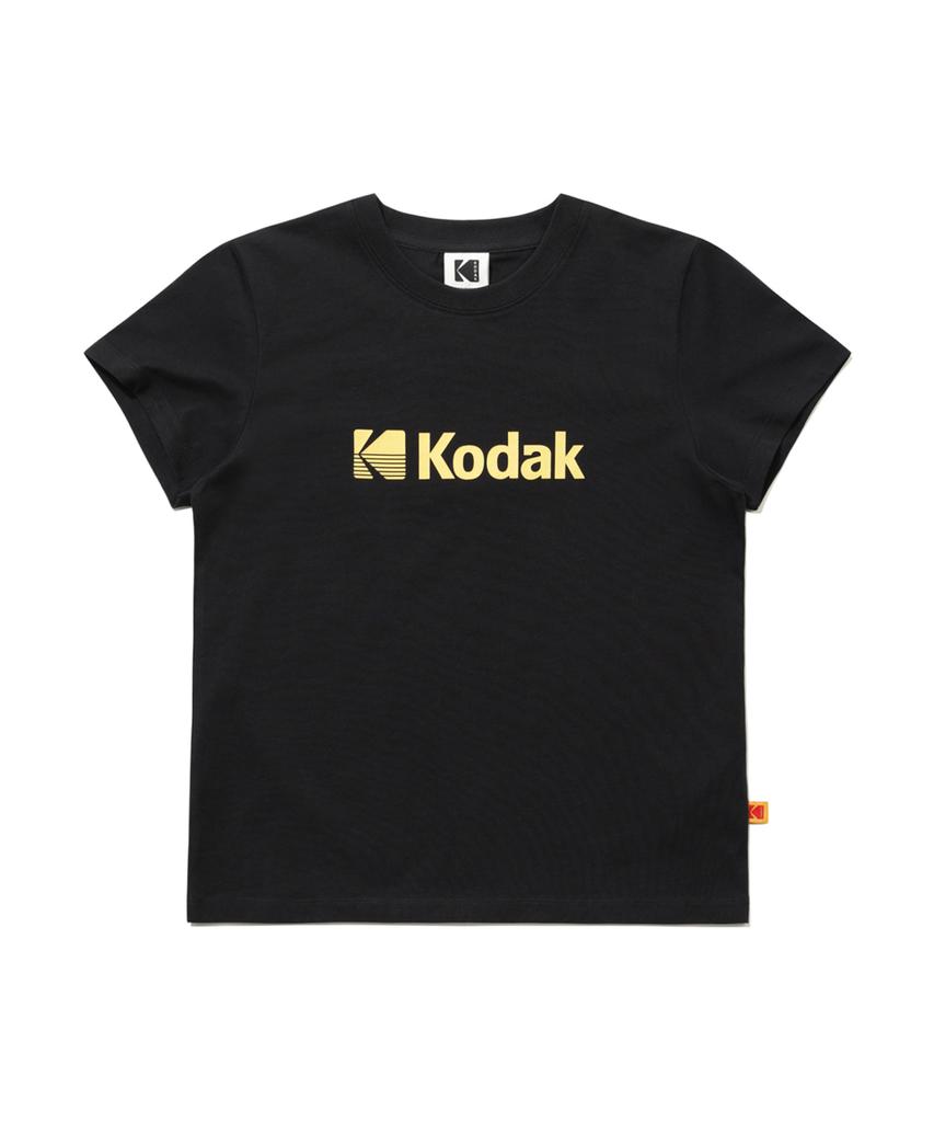 KODAK Essentials Big Logo Askin Short Sleeve T-Shirt Women'S Black