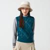 MunSingwear Women S Argyle Knit veSt Green Mp422lkvo1