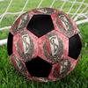 SIZE 5 Standard Liège Soccer Ball Colorful All Ages Machine Stitched PVC Competition Ready Durable High-Bounce